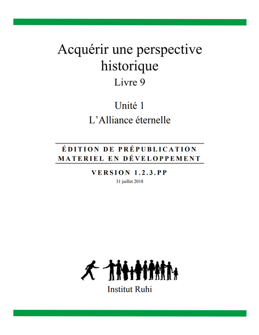 Livre 9: Acquérir une perspective  historique