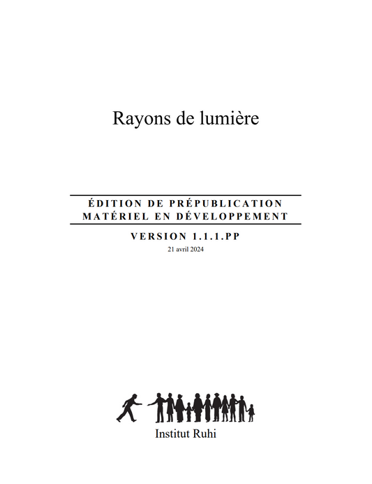 Rayons de lumiére